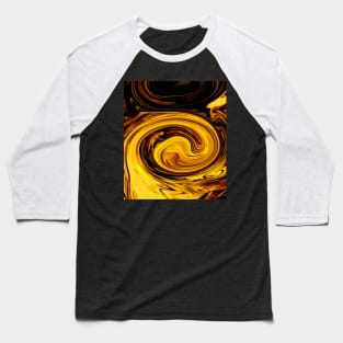 Golden Swirls Baseball T-Shirt